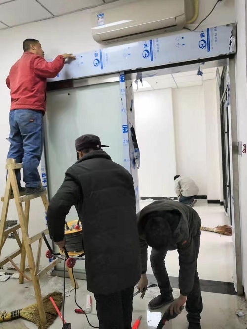 辦公室門禁自動門,成都單開自動門案例