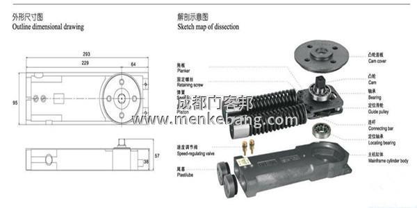 地彈簧安裝,玻璃門地彈簧安裝,地彈簧安裝方法
