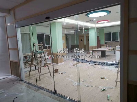 成都電控門,成都型材自動門案例,高新區(qū)玻璃自動門案例